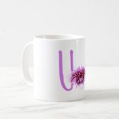 U is voor Urchin Koffiemok (Voorkant links)
