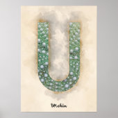 U is voor Urchin Poster (Voorkant)