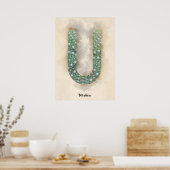 U is voor Urchin Poster (Keuken)