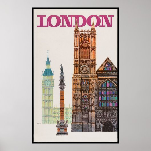 U.K. Londen Poster (Voorkant)