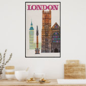 U.K. Londen Poster (Keuken)