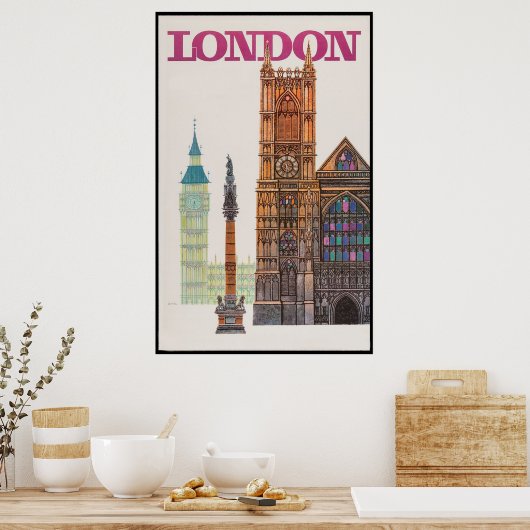 U.K. Londen Poster (Keuken)