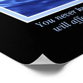 U kent nooit B J Palmer Quote Poster (Hoek)