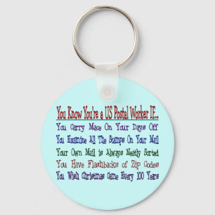 U kent uw POSTWERKER ALS Sleutelhanger