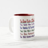 U kent uw POSTWERKER ALS Tweekleurige Koffiemok (Voorkant links)