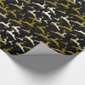 U KIEST ACHTERGROND KLEUR Camo Deer Cadeaupapier (Hoek)