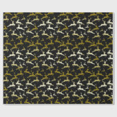 U KIEST ACHTERGROND KLEUR Camo Deer Cadeaupapier (Vlak)
