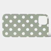U kiest Achtergrond Kleur Polka Dots Wit Case-Mate iPhone Case (Achterkant (horizontaal))