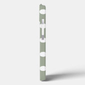 U kiest Achtergrond Kleur Polka Dots Wit Case-Mate iPhone Case (Achterkant / Links)