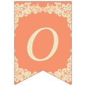 U kiest achtergrondkleur en beige lace banner (Tweede vlag)