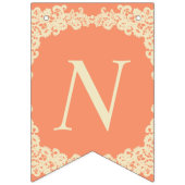 U kiest achtergrondkleur en beige lace banner (Derde vlag)