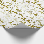 U KIEST DE ACHTERGRONDSLAG Gold Ombre Deer Cadeaupapier (Hoek)