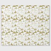 U KIEST DE ACHTERGRONDSLAG Gold Ombre Deer Cadeaupapier (Vlak)