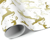 U KIEST DE ACHTERGRONDSLAG Gold Ombre Deer Cadeaupapier (Rol Hoek)