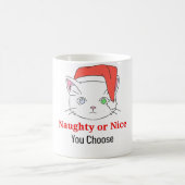 U kiest Kitty Cat Naughty of Nice Koffiemok (Center)