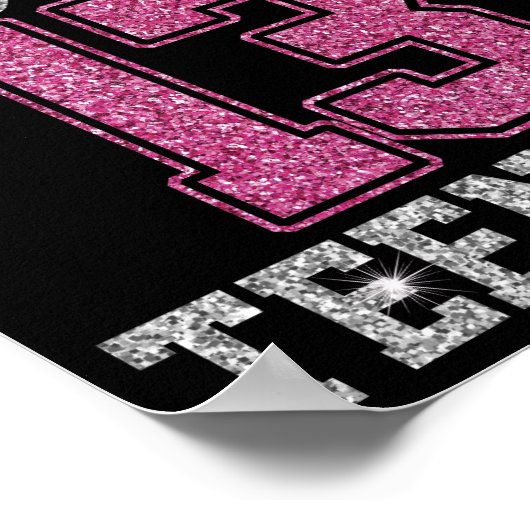 U kijkt naar een officiële tiener van 13 poster (Hoek)