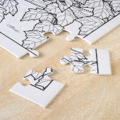 U-kleur van vogels en mazelen legpuzzel (Zijkant)