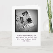 U kleurt Mijn Wereld. Bedankt! Bedankkaart (Voorkant)