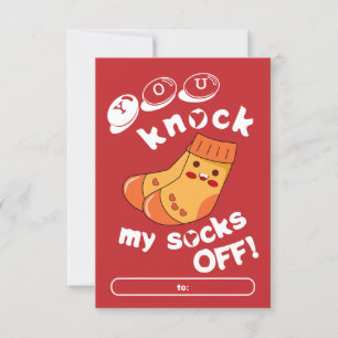 U knoopt mijn Sokken van de Kaart van de Valentijn