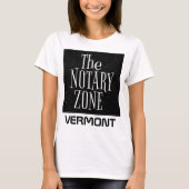 U komt in de notariële zone van Vermont T-shirt (Voorkant)