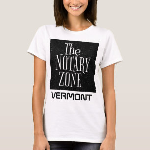 U komt in de notariële zone van Vermont T-shirt