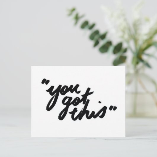 U kreeg Dit Briefkaart (Staand voorkant)