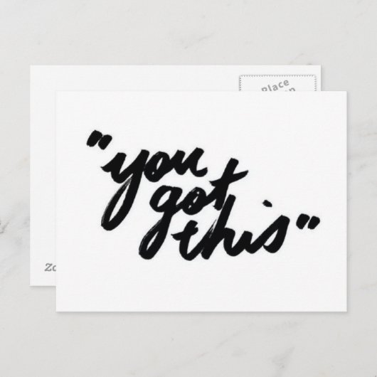 U kreeg Dit Briefkaart (Voorkant / Achterkant)