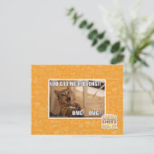 U kreeg me linten!! briefkaart (Staand voorkant)