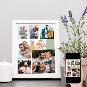 U kunt 6 fotocollage Motivatie Poster