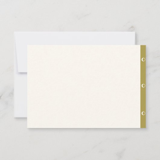 U kunt aanpassen bedankkaart (Achterkant)