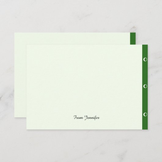 U kunt aanpassen bedankkaart (Voorkant / Achterkant)