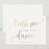 U kunt alcoholbordje gebruiken - een mooie kalligr kaart (Voorkant / Achterkant)