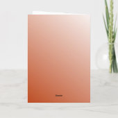 U kunt alles doen citaat terracotta roze kaart (Achterkant)