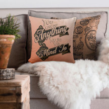 U kunt alles doen citaat terracotta roze