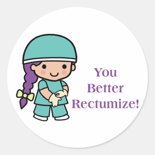 U kunt beter herstellen ronde sticker (Voorkant)