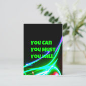 U kunt Briefkaart (Staand voorkant)