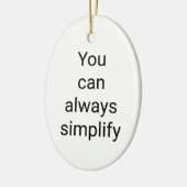 U kunt Ceramic Oval Ornament altijd vereenvoudigen (Links)