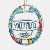 U kunt de kleurstof dig maken keramisch ornament (Links)