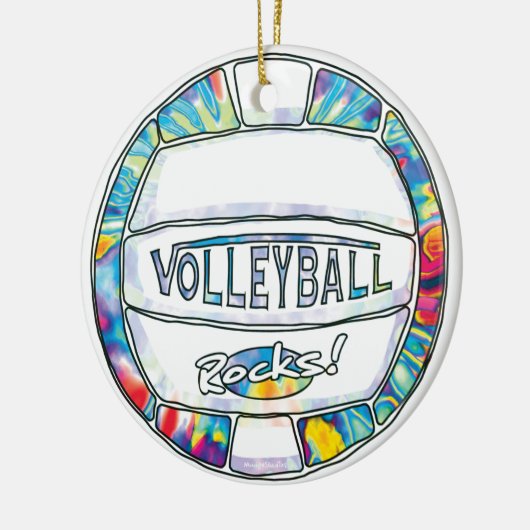 U kunt de kleurstof dig maken keramisch ornament (Links)