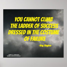 U KUNT DE LADDER ZIGLER NIET KLIKKEN POSTER