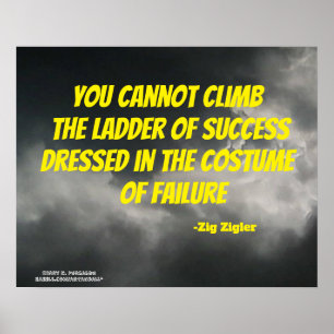 U KUNT DE LADDER ZIGLER NIET KLIKKEN POSTER