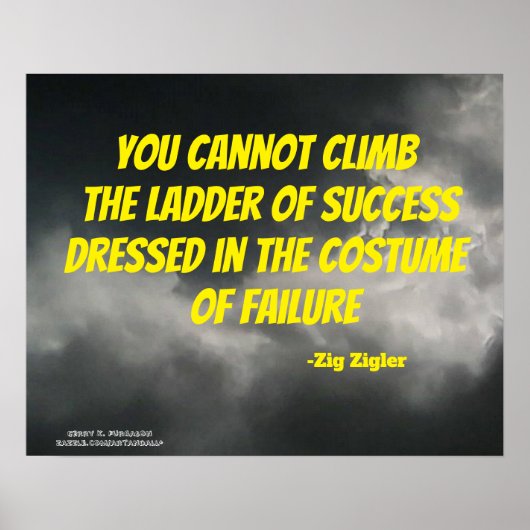 U KUNT DE LADDER ZIGLER NIET KLIKKEN POSTER (Voorkant)