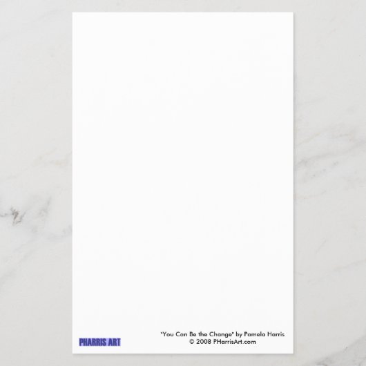 U kunt de verandering zijn flyer (Achterkant)