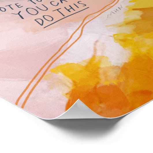 U kunt deze afdruk uitvoeren poster (Hoek)