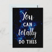 U KUNT DEZE Melkweg van het Citaat van Vertrouwen Briefkaart (Voorkant / Achterkant)