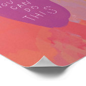 U kunt dit doen - Inspirerend prijsopgave voor Abs Poster (Hoek)