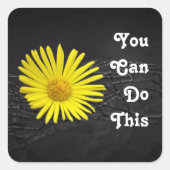 U kunt dit doen vierkante sticker (Voorkant)