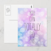 U kunt dit Paarse Inspirerend citaat helemaal doen Briefkaart (Voorkant / Achterkant)