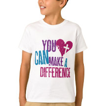 U kunt een verschil maken Kinder T-Shirt