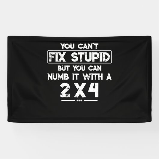 U kunt fix-stut niet verwerpen, maar u kunt het we spandoek (Horizontaal)